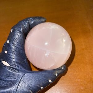 Star Rose Quartz Sphere A.